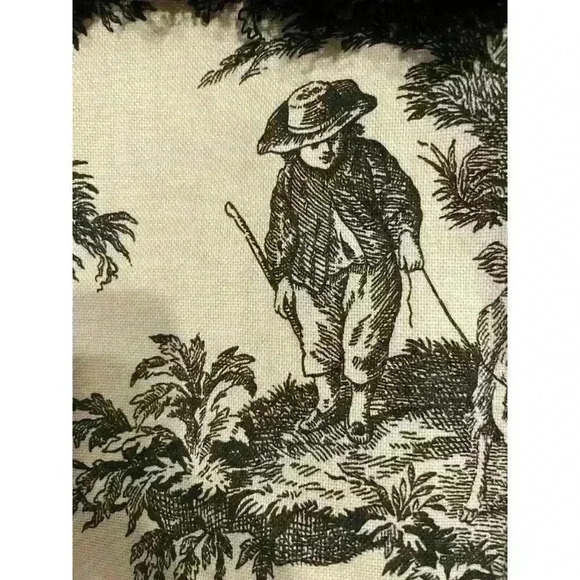 BagDaddy Red And Black Purse, Handbag, Tote With Fringe Vintage Inspired Pattern - Picture 6 of 7